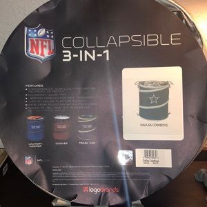 Collapsible laundry hamper, Dallas cowboys